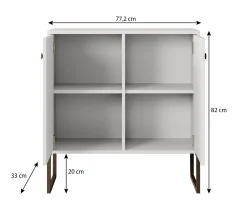 Lyndall - Dressoir - Beige - 77x33x82 cm