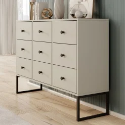 Lyndall - Ladekast - Beige - 115x33x82 cm
