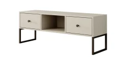 Lyndall - TV-Meubel met 2 lades - Beige - 115 cm