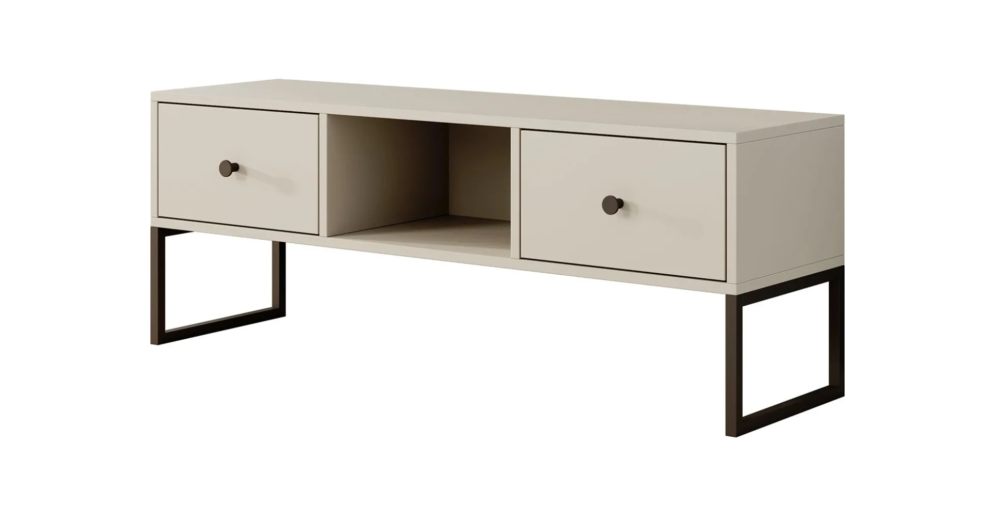 Lyndall - TV-Meubel met 2 lades - Beige - 115 cm