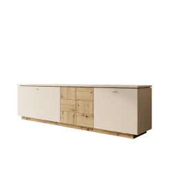 Lynora - TV-Meubel - Beige - 225x42x58 cm