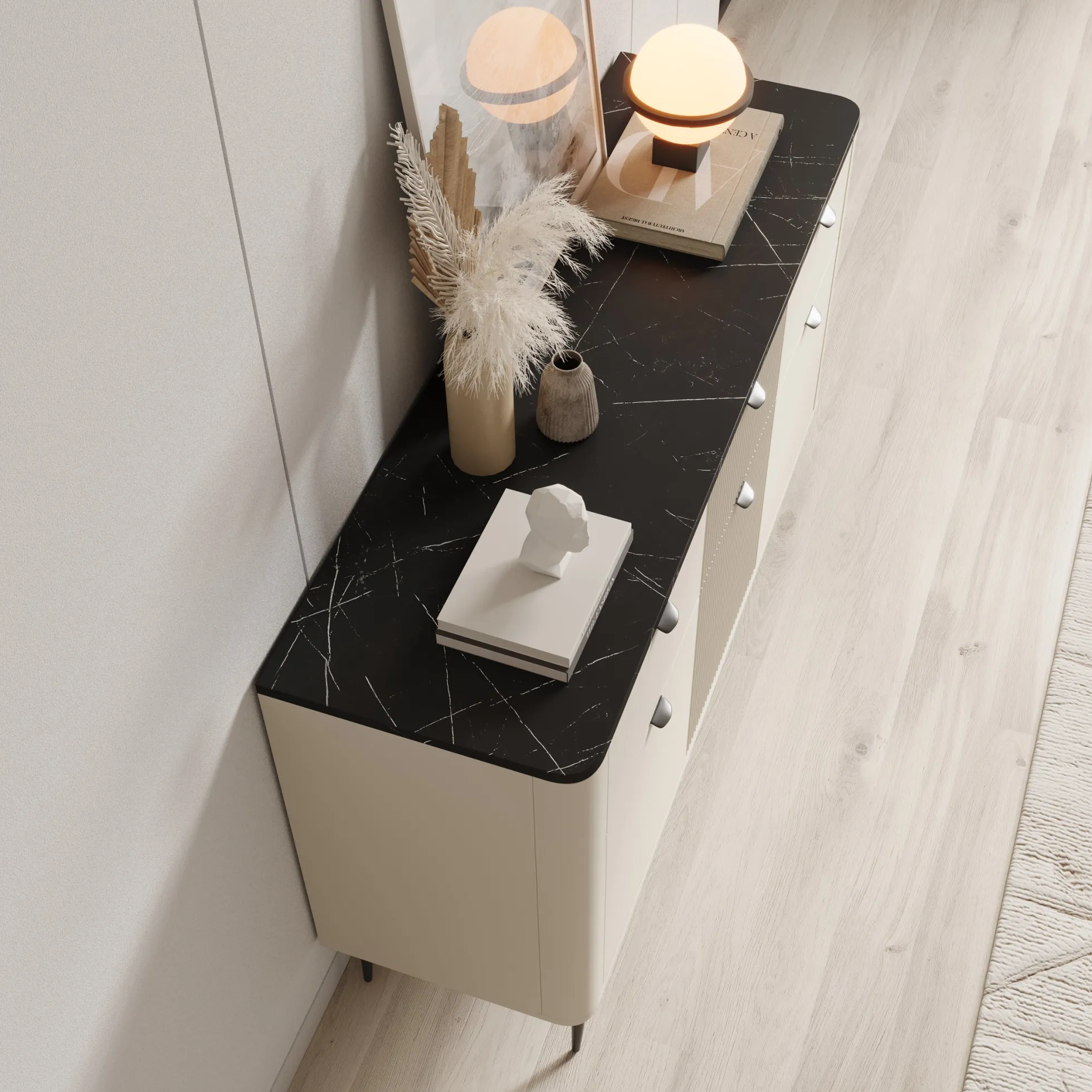 Mace - Dressoir - Beige - 130x40x82 cm