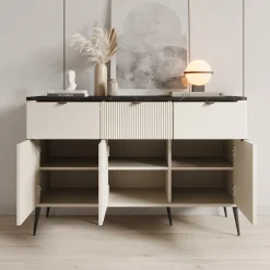 Mace - Dressoir - Beige - 130x40x82 cm