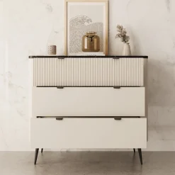 Mace - Ladekast - Beige - 90x40x82 cm