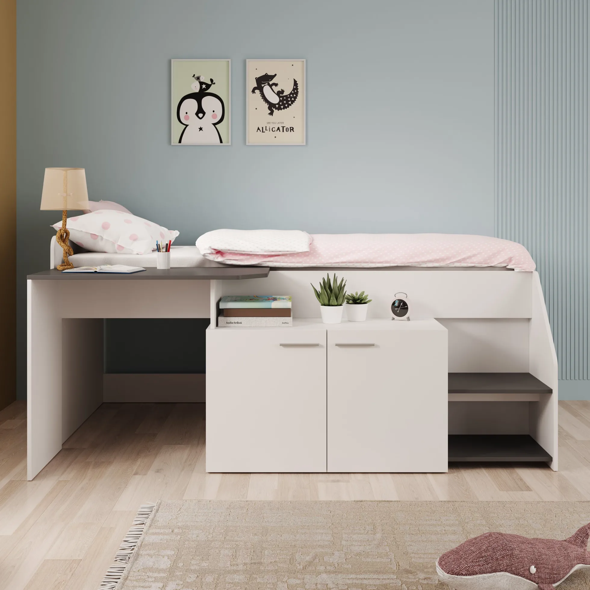 Maddox - Bed - Wit - 90x200