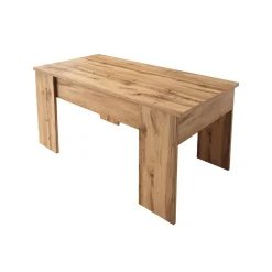 Malia - Salontafel met opbergruimte - Eiken - 100x56x45 cm