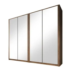 Malibu - Kledingkast 4-deurs - Eiken - 227x53x197 cm