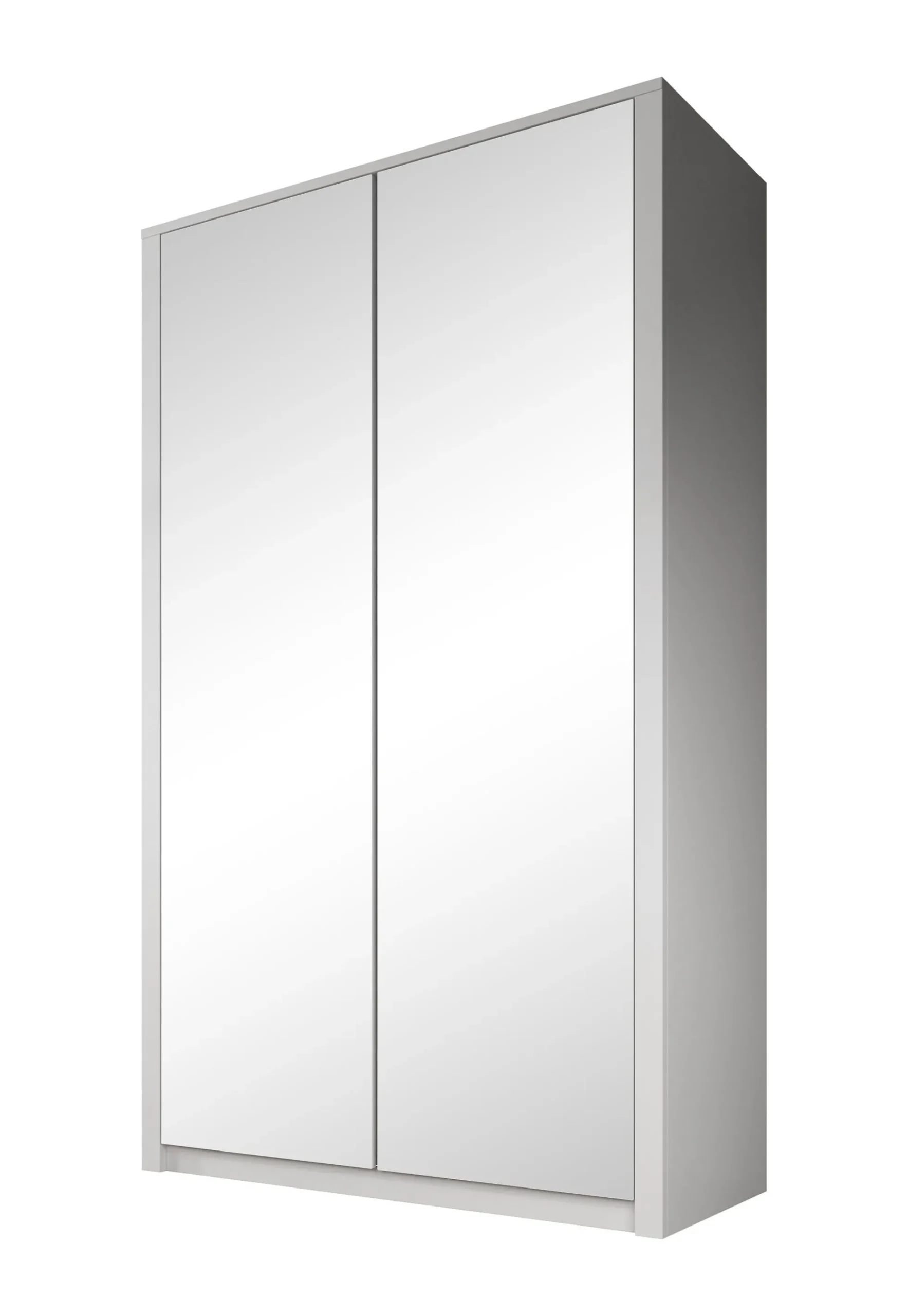 Malibu - Kledingkast 2-deurs - Wit - 113x53x197 cm