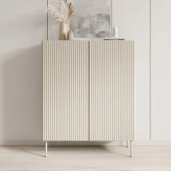 Marajo - Dressoir - Beige - 99x40x123 cm
