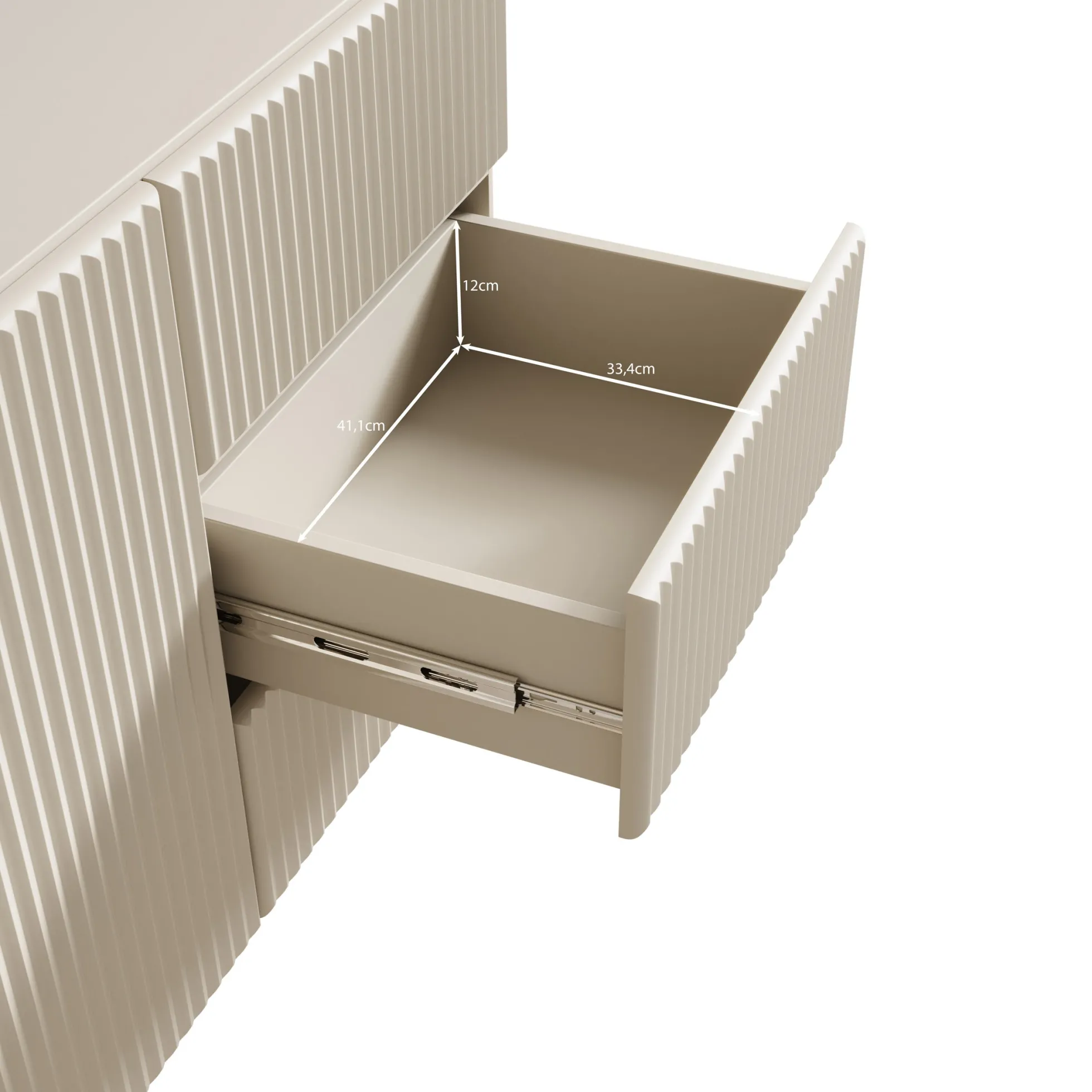 Marajo - Dressoir - Beige - 147x40x81 cm