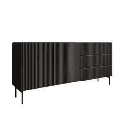Marajo - Dressoir - Zwart - 177x40x81 cm