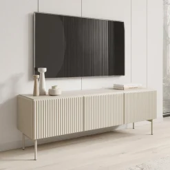 Marajo - TV-Meubel - Beige - 147x40x51 cm
