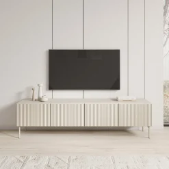 Marajo - TV-Meubel - Beige - 195x40x51 cm