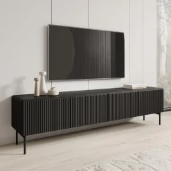 Marajo - TV-Meubel - Zwart - 195x40x51 cm