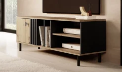 Marcos - TV-Meubel - Eiken/antraciet - 138 cm