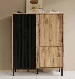 Margareth - Dressoir - Eiken - 100x41x122 cm
