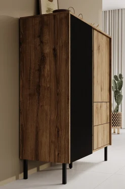 Margareth - Dressoir - Eiken - 100x41x122 cm