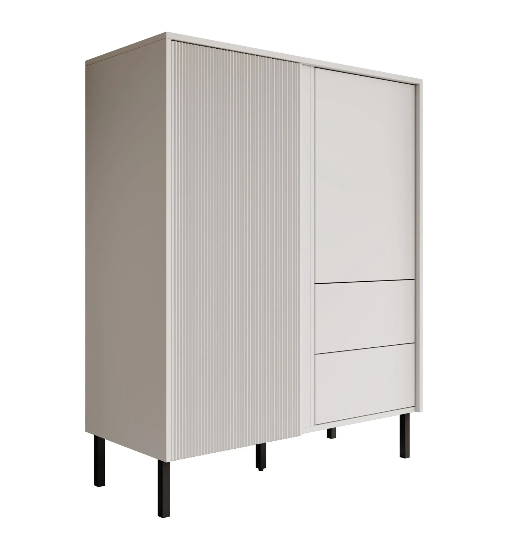 Margareth - Dressoir - Wit - 100x41x122 cm