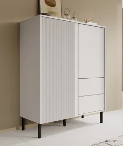 Margareth - Dressoir - Wit - 100x41x122 cm