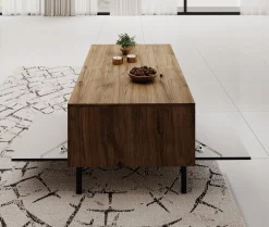 Margareth - Salontafel met opbergruimte - Eiken