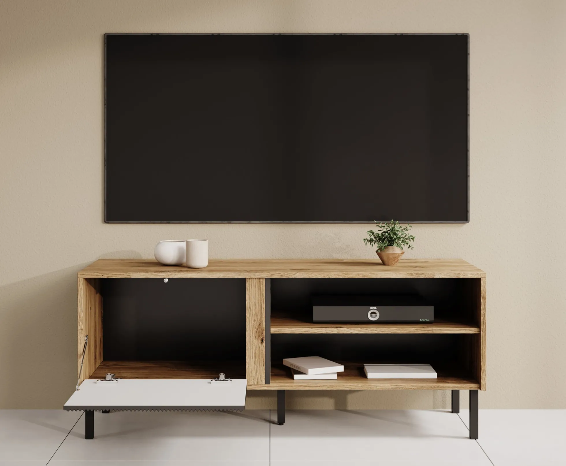 Margareth - TV-Meubel - Eiken - 120 cm