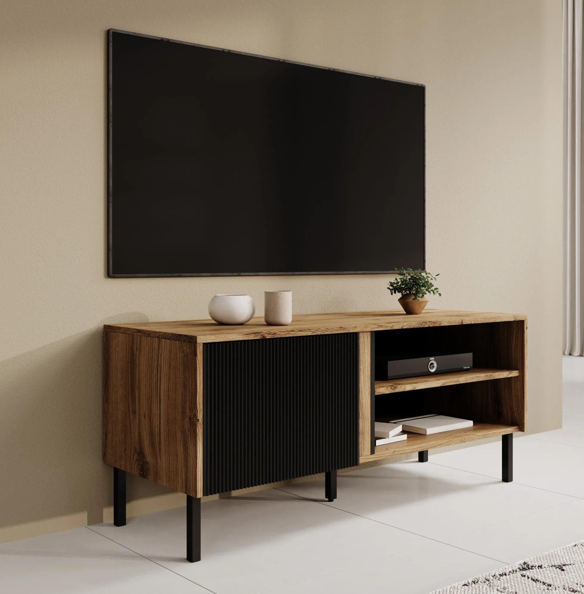 Margareth - TV-Meubel - Eiken - 120 cm