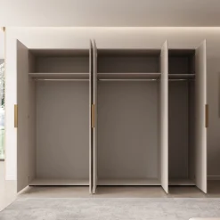 Marquesa - Kledingkast - Beige - 250x50x202 cm