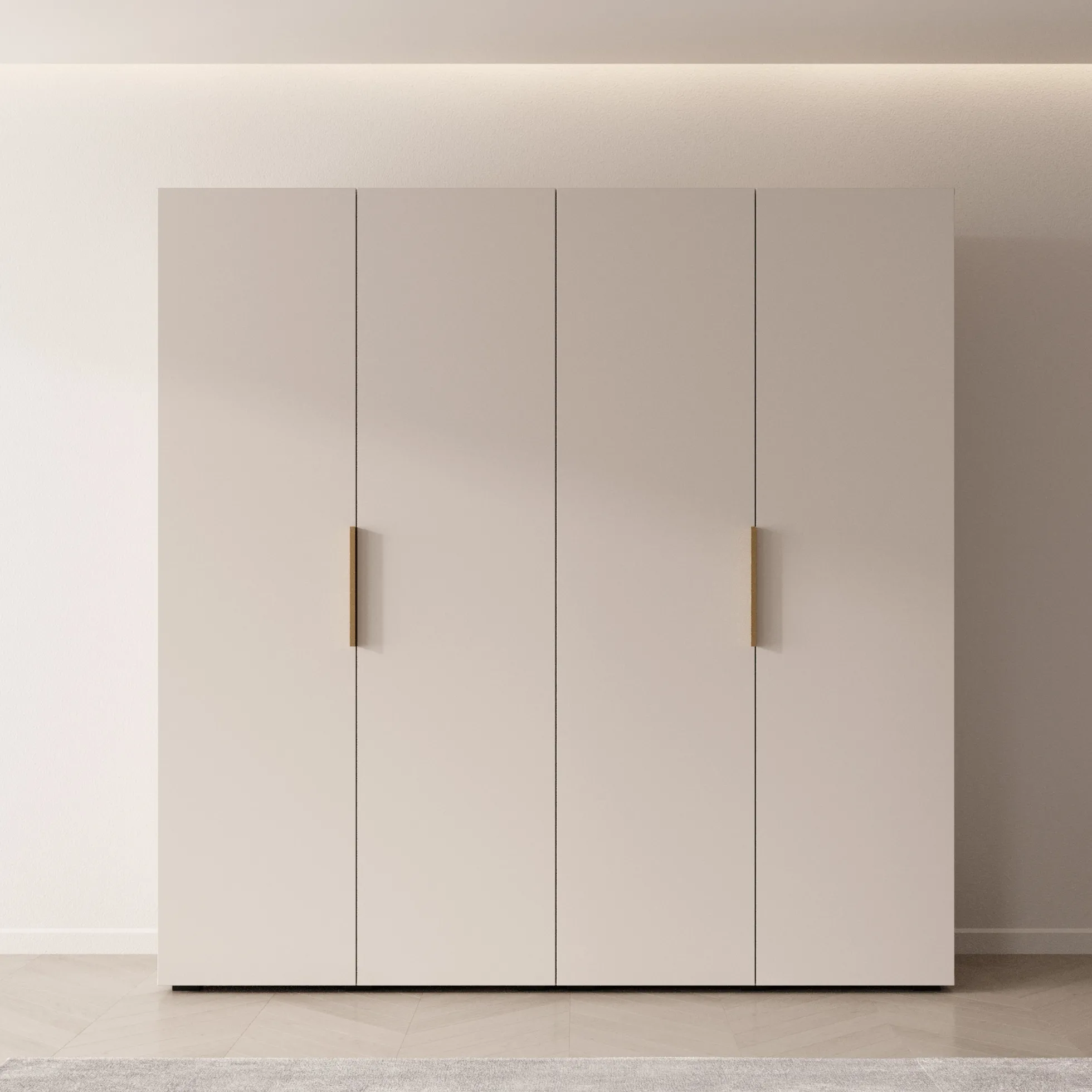 Marquesa - Kledingkast - Beige - 200x50x202 cm