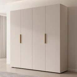 Marquesa - Kledingkast - Beige - 200x50x202 cm