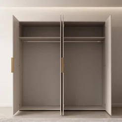 Marquesa - Kledingkast - Beige - 200x50x202 cm