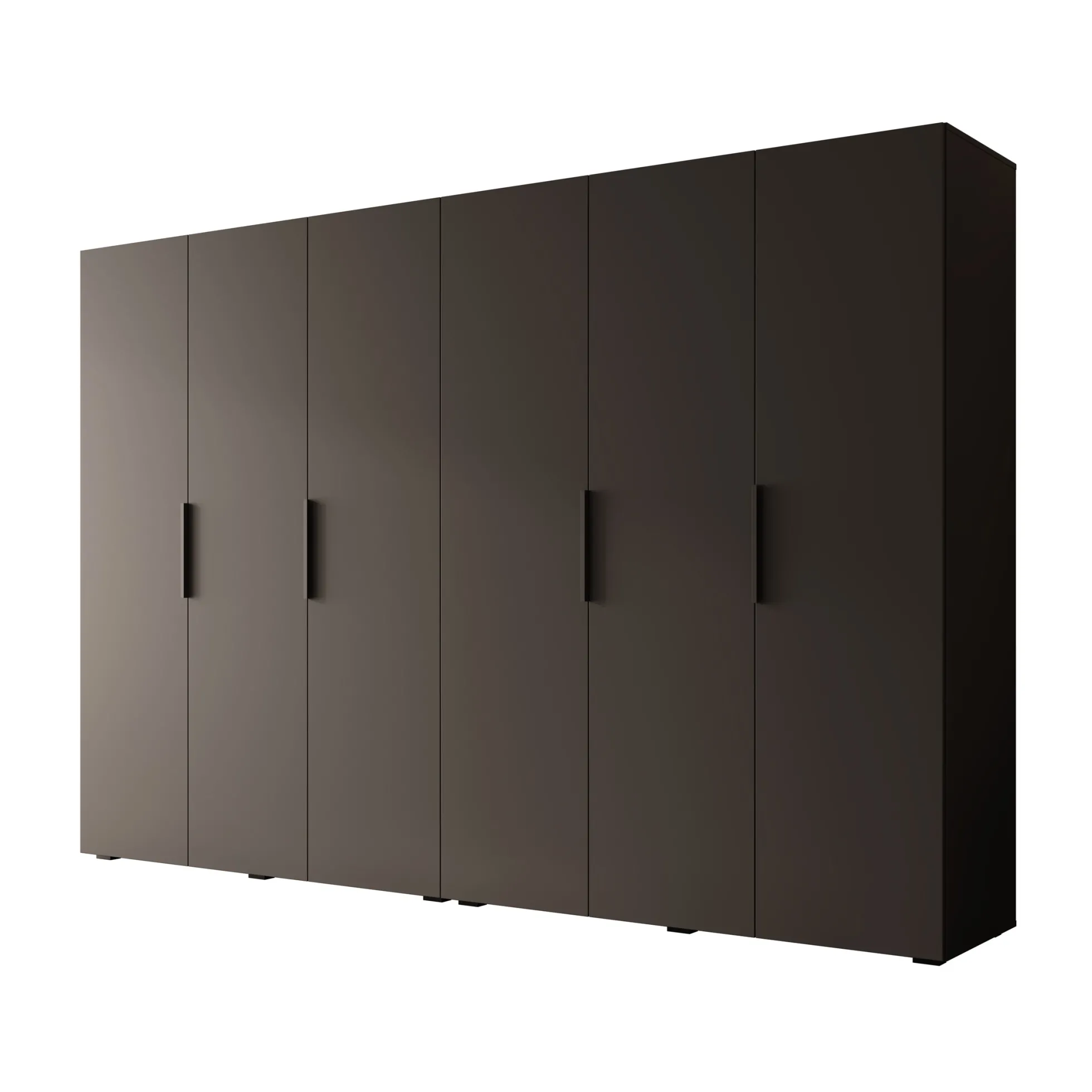 Marquesa - Kledingkast - Zwart - 300x50x202 cm