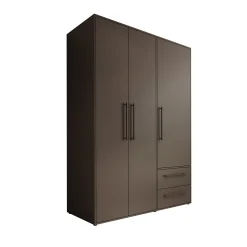 Mayen - Kledingkast 3 deuren - Zwart - 145x59x200 cm