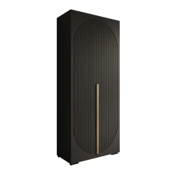 Mayfair - Kledingkast 2-deurs - Zwart - 100x47x237 cm