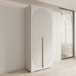 Mayfair - Kledingkast 2-deurs - Wit - 100x47x237 cm