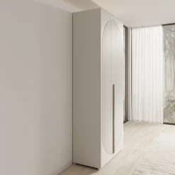 Mayfair - Kledingkast 2-deurs - Wit - 100x47x237 cm