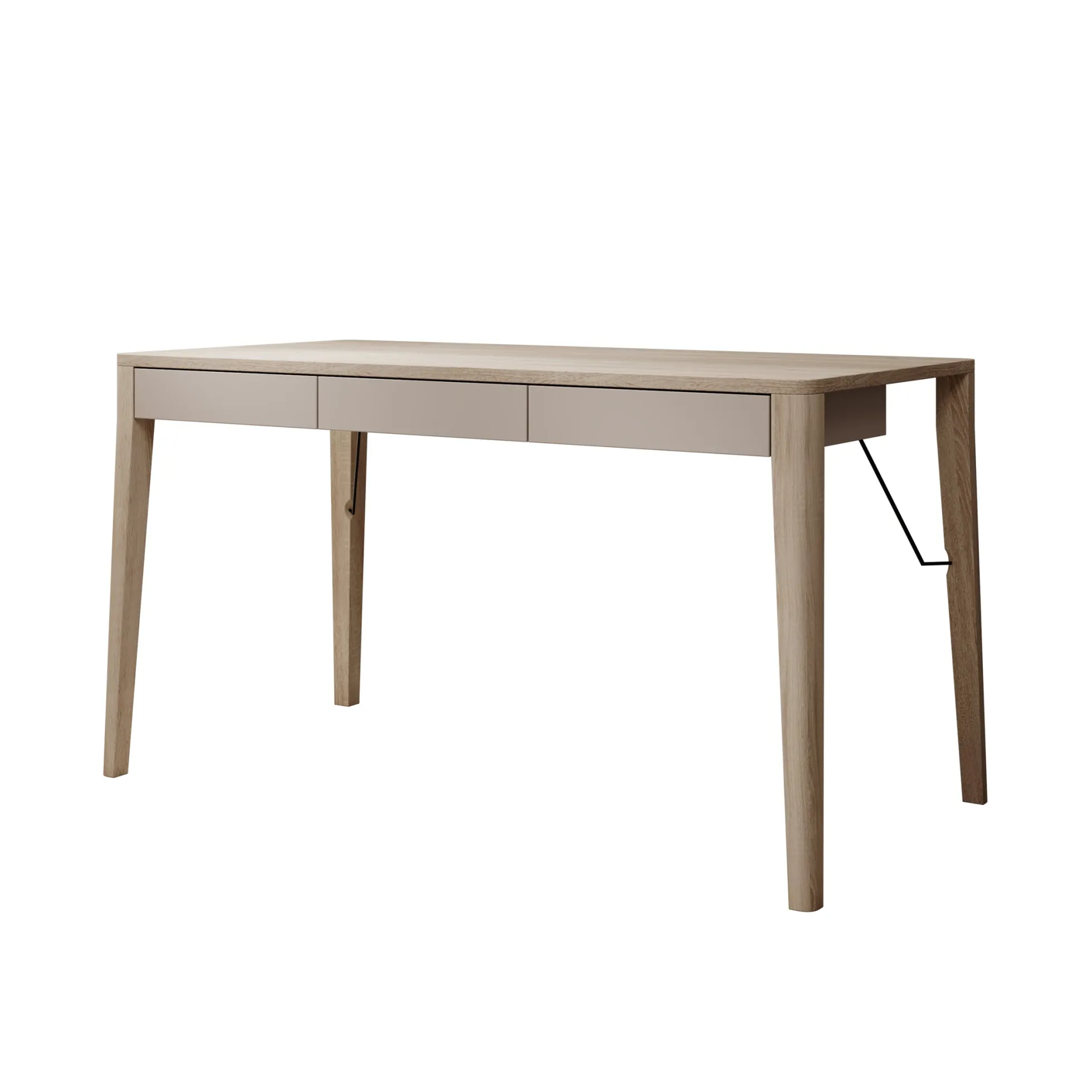 Mazar - Bureau - Licht Eiken - 139x71 cm