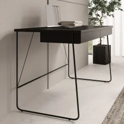 Medea - Bureau - Zwart - 135x67x77 cm