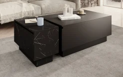 Micha - Salontafel met opbergruimte - Zwart