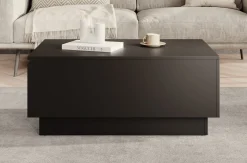 Micha - Salontafel met opbergruimte - Zwart