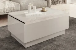 Micha - Salontafel met opbergruimte - Wit