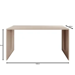 Miraal - Salontafel - Zwart metaal - 100x60x50 cm