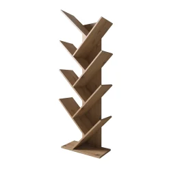 Mirabelle - Boekenkast - Eikenpatroon - 49x24x149 cm