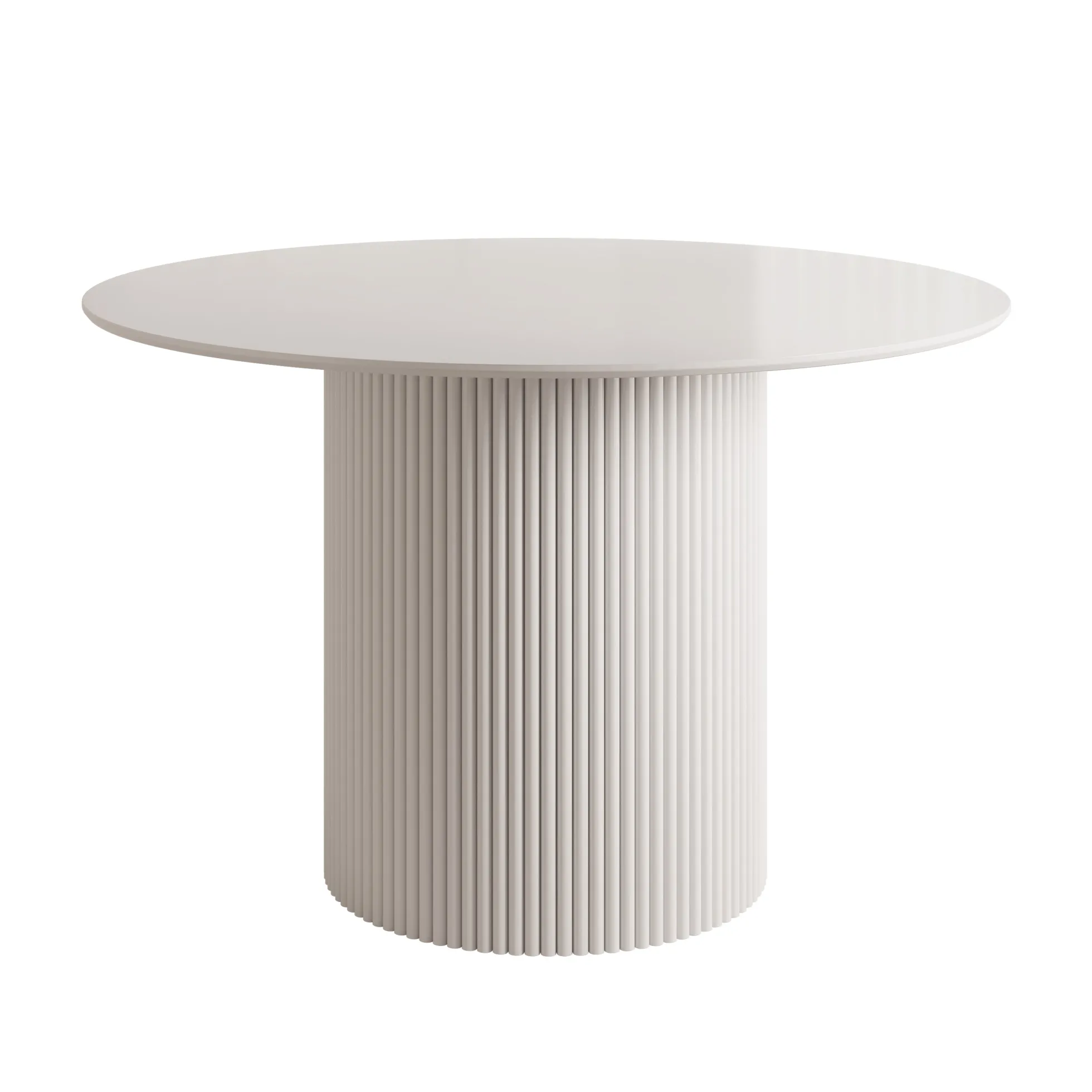 Modena - Eetkamertafel - Wit - 120x120x76 cm