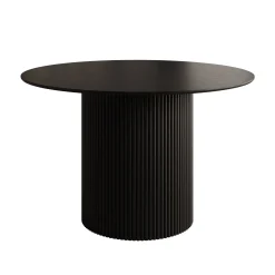 Modena - Eetkamertafel - Zwart - 120x120x76 cm