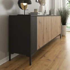 Molina - Dressoir - Eiken - 200x40x74 cm