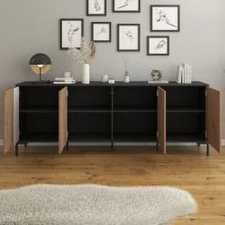 Molina - Dressoir - Eiken - 200x40x74 cm
