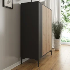 Molina - Dressoir - Eiken - 100x40x129 cm