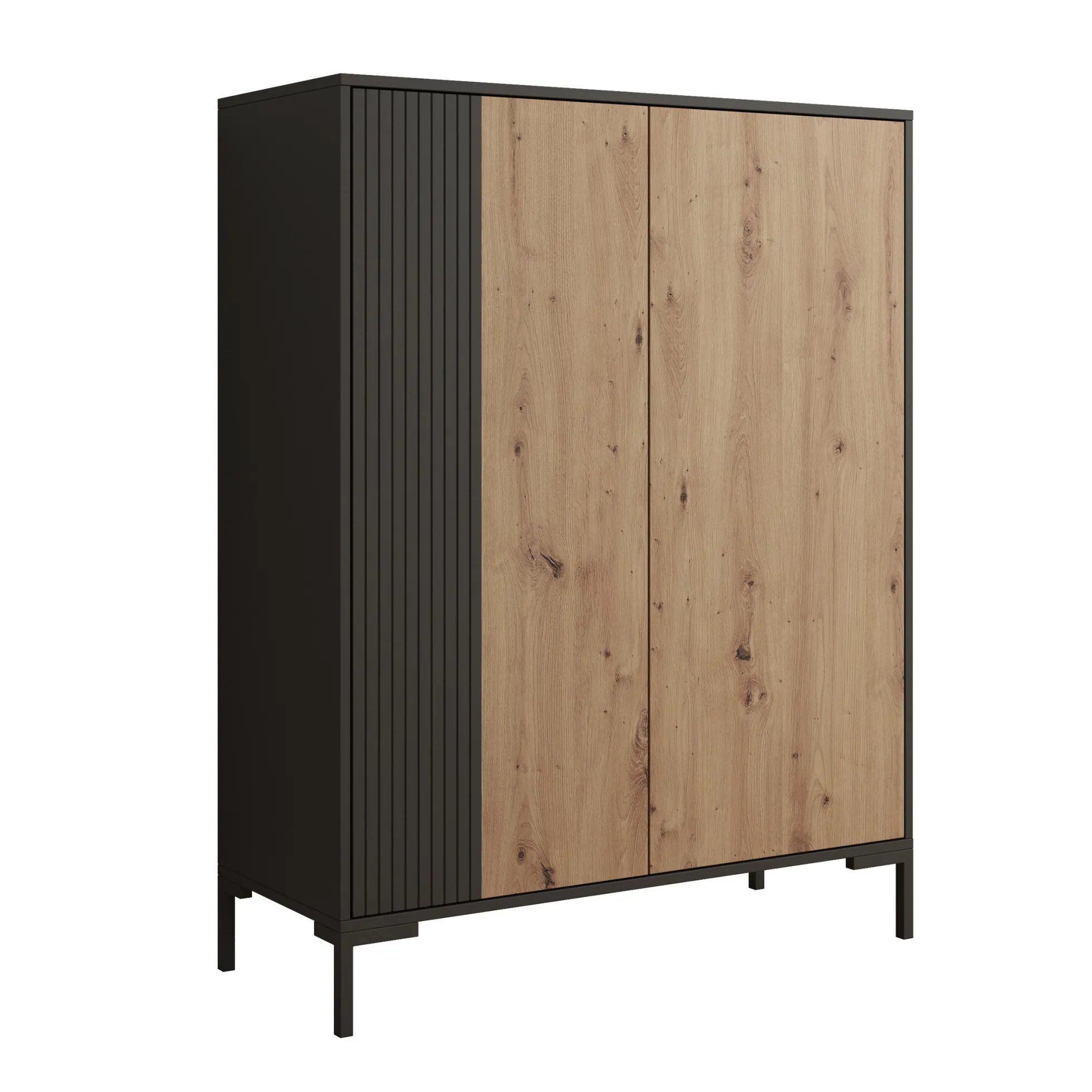 Molina - Dressoir - Eiken - 100x40x129 cm