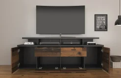 Molly - TV-Meubel - Old wood - 180 cm