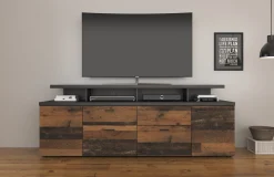 Molly - TV-Meubel - Old wood - 180 cm